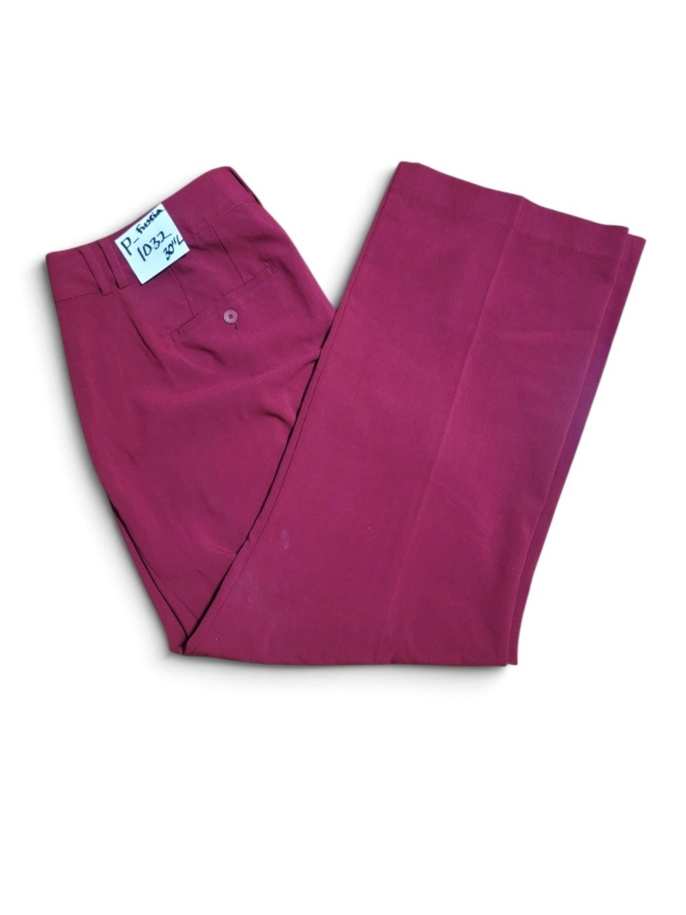 LANE BRYANT - Size 18 Women’s Magenta / Fuscia Straight-Leg Pants - Picture 2 of 6